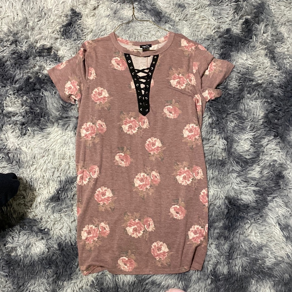 Rue21 large floral dress shirt